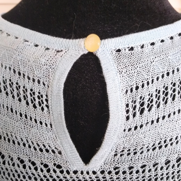 NWT Ralph Lauren Willow Blue Sleeveless Knit Midi Dress M MSRP $219 - Picture 8 of 12